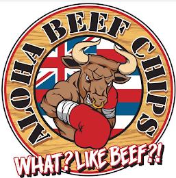 ALOHA BEEF CHIPS WHAT? LIKE BEEF?! trademark