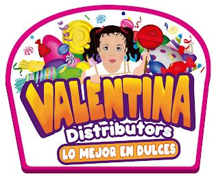 VALENTINA DISTRIBUTORS LO MEJOR EN DULCES trademark