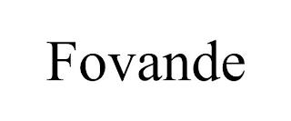 FOVANDE trademark