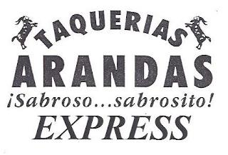 TAQUERIAS ARANDAS ¡SABROSO...SABROSITO! EXPRESS trademark