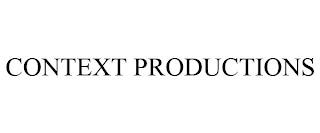 CONTEXT PRODUCTIONS trademark