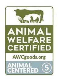 ANIMAL WELFARE CERTIFIED AWCGOODS.ORG ANIMAL CENTERED 5 trademark