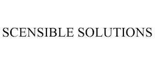 SCENSIBLE SOLUTIONS trademark