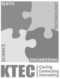 SCIENCE MATH TECHNOLOGY ENGINEERING KTEC CARING CONNECTING INNOVATING trademark