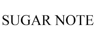 SUGAR NOTE trademark