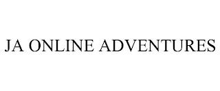 JA ONLINE ADVENTURES trademark