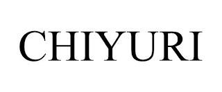 CHIYURI trademark