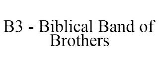 B3 - BIBLICAL BAND OF BROTHERS trademark