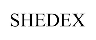 SHEDEX trademark