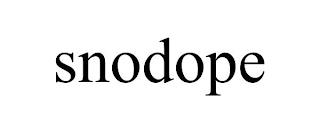 SNODOPE trademark