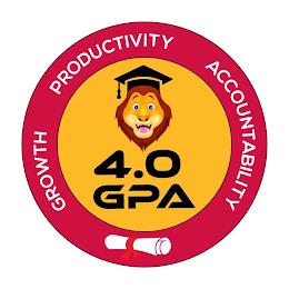 4.0 GROWTH PRODUCTIVITY ACCOUNTABILITY trademark