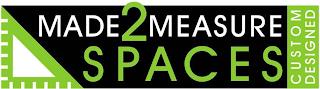 MADE2MEASURE SPACES CUSTOM DESIGNED trademark