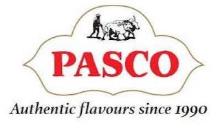 PASCO AUTHENTIC FLAVOURS SINCE 1990 trademark