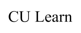 CU LEARN trademark