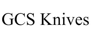 GCS KNIVES trademark