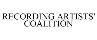 RECORDING ARTISTS' COALITION trademark