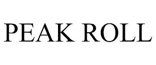 PEAK ROLL trademark