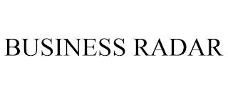 BUSINESS RADAR trademark