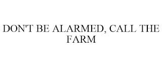 DON'T BE ALARMED, CALL THE FARM trademark