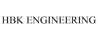 HBK ENGINEERING trademark