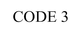 CODE 3 trademark