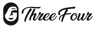 THREE FOUR trademark