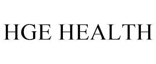 HGE HEALTH trademark