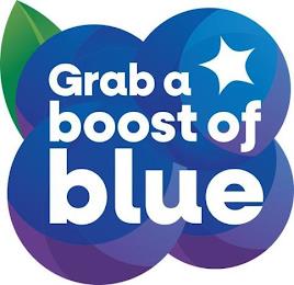 GRAB A BOOST OF BLUE trademark