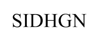 SIDHGN trademark