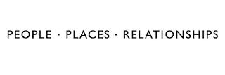 PEOPLE PLACES RELATIONSHIPS trademark