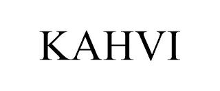 KAHVI trademark