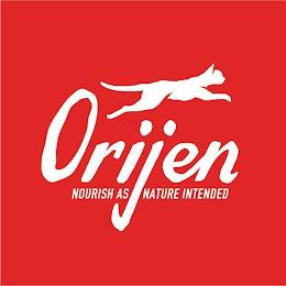 ORIJEN NOURISH AS NATURE INTENDED trademark