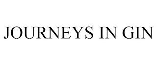 JOURNEYS IN GIN trademark