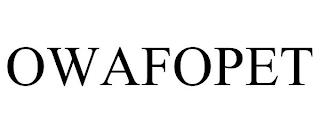 OWAFOPET trademark