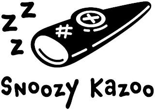 SNOOZY KAZOO ZZZ trademark