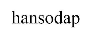 HANSODAP trademark