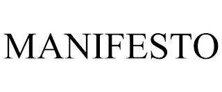 MANIFESTO trademark