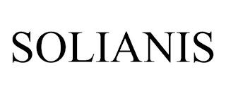 SOLIANIS trademark