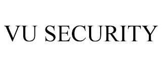 VU SECURITY trademark