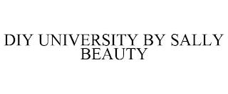 DIY UNIVERSITY BY SALLY BEAUTY trademark