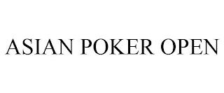 ASIAN POKER OPEN trademark