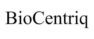 BIOCENTRIQ trademark