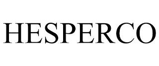 HESPERCO trademark