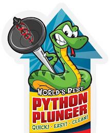 WORLDS BEST PYTHON PLUNGER QUICK! EASY! CLEAN! trademark