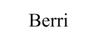 BERRI trademark