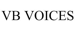 VB VOICES trademark