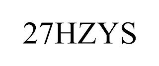 27HZYS trademark