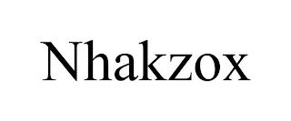 NHAKZOX trademark