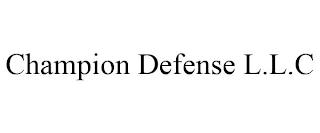 CHAMPION DEFENSE L.L.C trademark