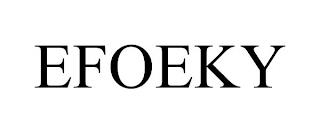 EFOEKY trademark